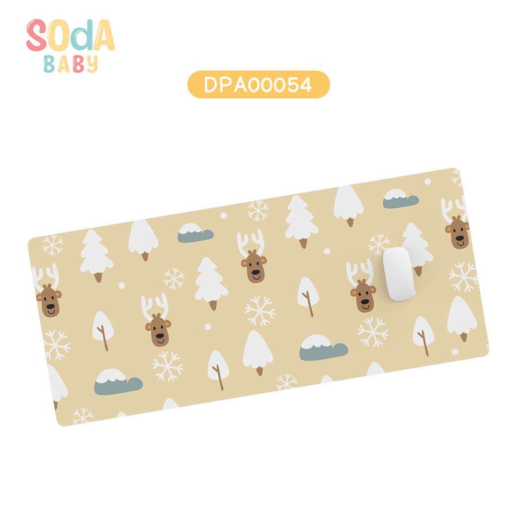 แผ่นรองเมาส์ Mouse Pad ลาย Winter รหัส DPA00054 ⛄️❄️#Winter #SOdAbaby