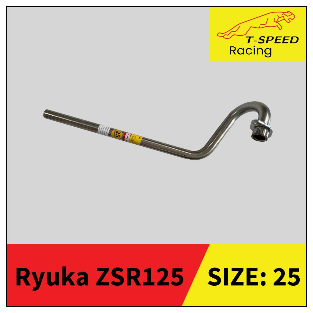 คอท่อ Ryuka ZSR125 สแตนเลส Size 25 m.m. ราคา 600 บาท