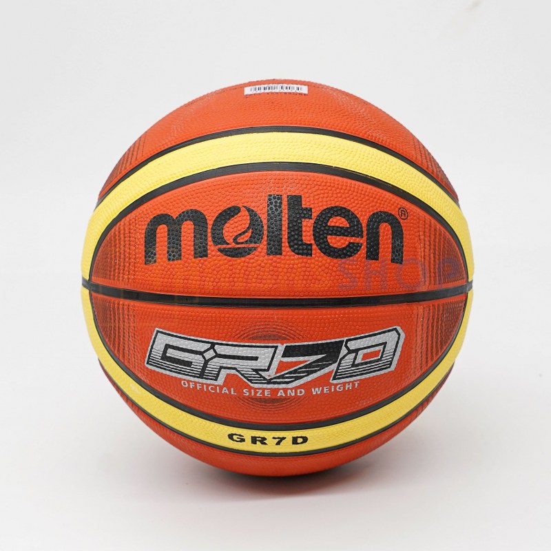 (ของแท้ 100%) ลูกบาส ลูกบาสเกตบอล molten BGRX7D-TI size 7 ของแท้ 100% มี มอก. บาสยาง