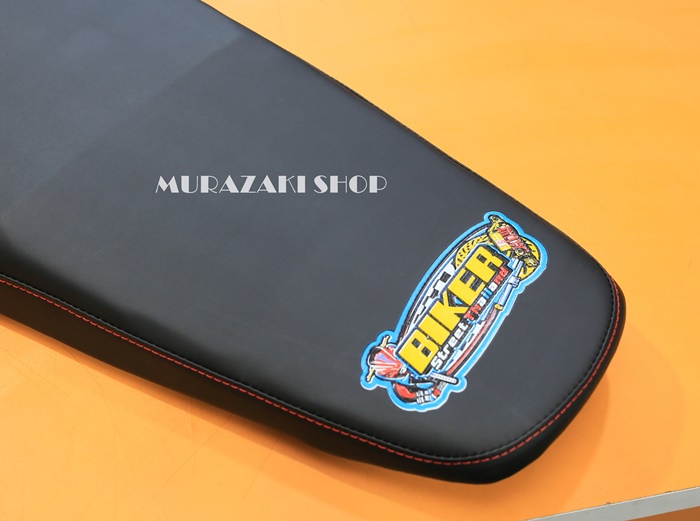 เบาะปาดบาง Wave 110 i 2013-2018 ลายbiker