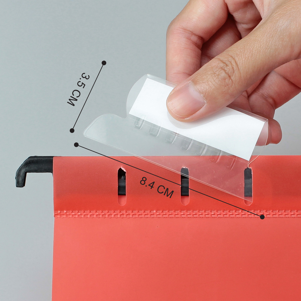 Hanging Folder Tabs with blank insert paper sheets No.120