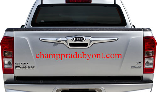 คิ้วฝาท้ายโครเมี่ยม ISUZU ALL NEW D-MAX 11-15 FITT
