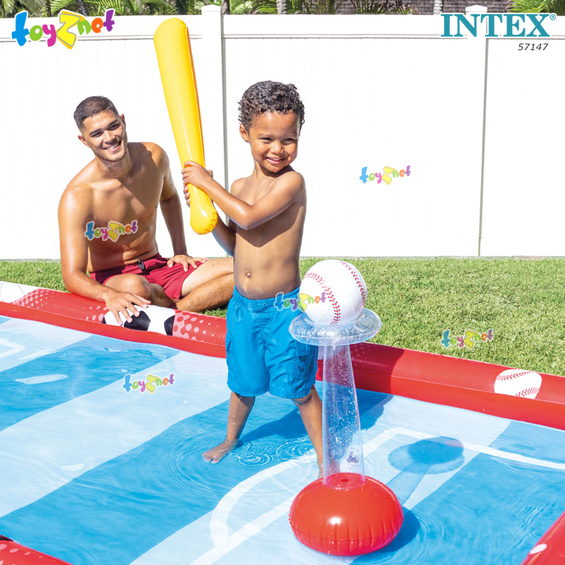 Intex Action Sports Play Center 3.25x2.67x1.02 m no.57147 + DQIII-S Air Pump