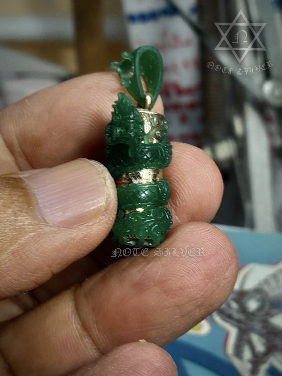ปลอกใสตะกรุดลายพญานาค