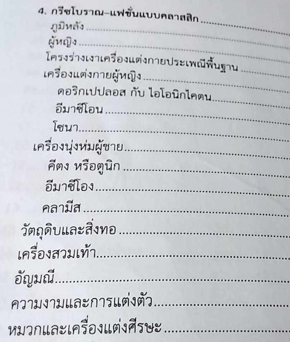 ประวัติศาสตร์แฟชั่น