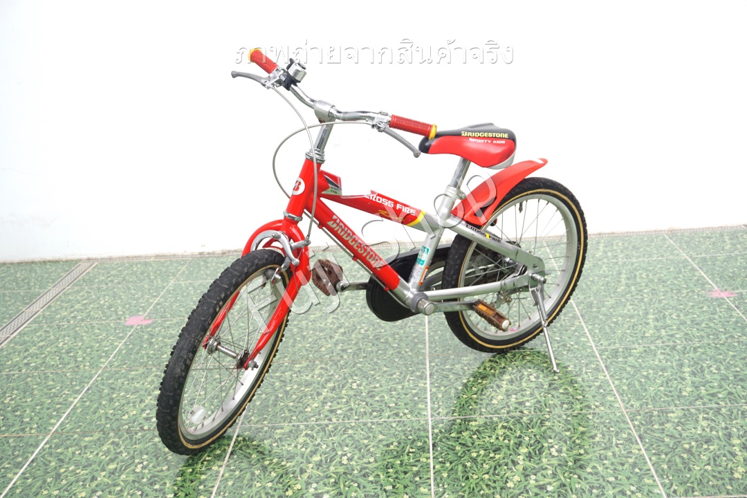 จักรยานเด็กญี่ปุ่น- ล้อ 18 นิ้ว - ไม่มีเกียร์ - Bridgestone - สีแดง [จักรยานมือสอง]