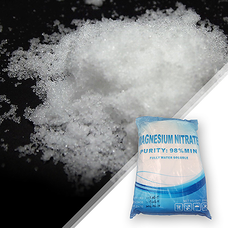 Magnesium Nitrate Hexahydrate MgNO3 แมกนีเซียมไนเตรท แบบเกล็ด (10-0-0+15MgO) บรรจุ 25 กิโลกรัม