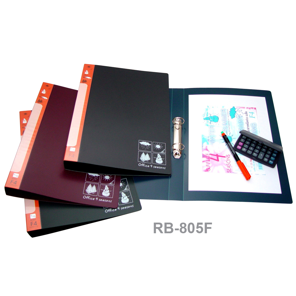 แฟ้มห่วง 800 ไมครอน สีเข้มพิมพ์สกรีน