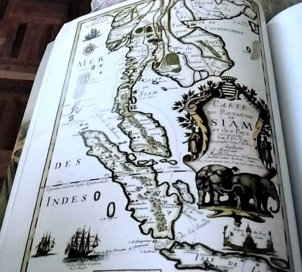 กรุงศรีอยุธยาในแผนที่ฝรั่ง