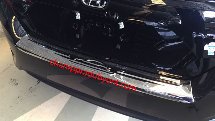 กันรอยท้ายโครเมี่ยม HONDA CIVIC 2016-2017