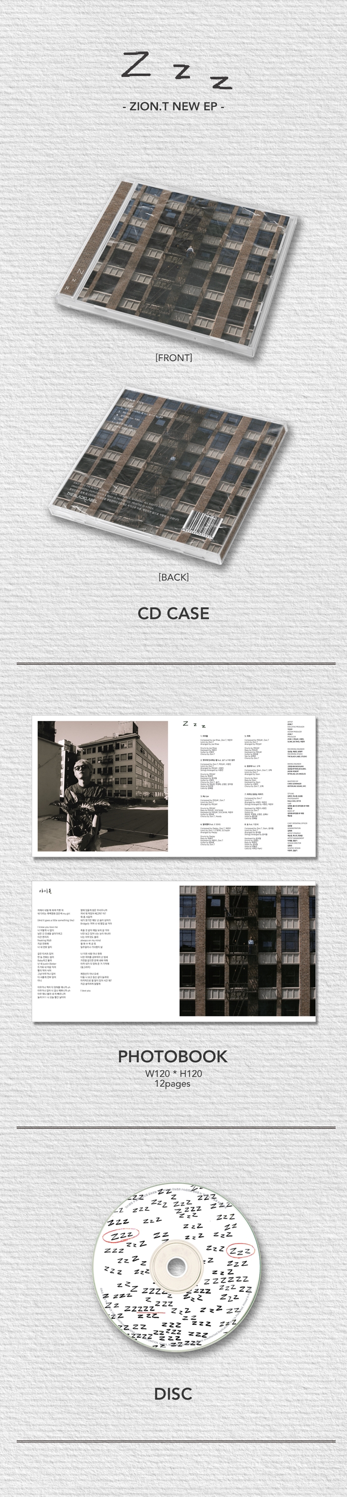 [PRE-ORDER] ZION.T - EP Album "ZZZ"