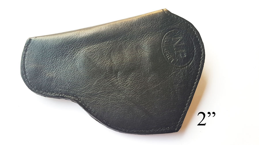 ซองปืนพกในหนังชามัวร์ สำหรับปืนลูกโม่ 2 นิ้ว