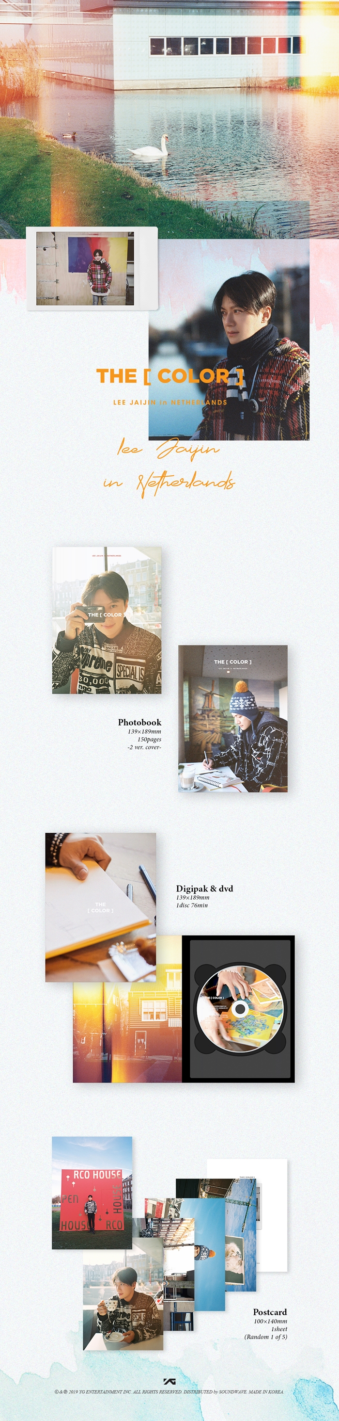 [PRE-ORDER] LEE JAIJIN - LEE JAIJIN IN NETHERLANDS "THE COLOR"