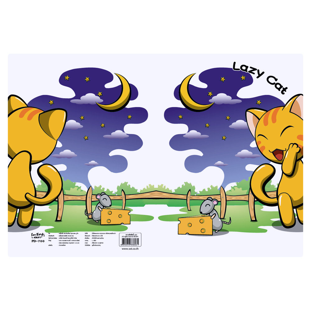 แฟ้มพับ A4 มีช่องใส่เอกสาร พิมพ์ลาย Head To Toe