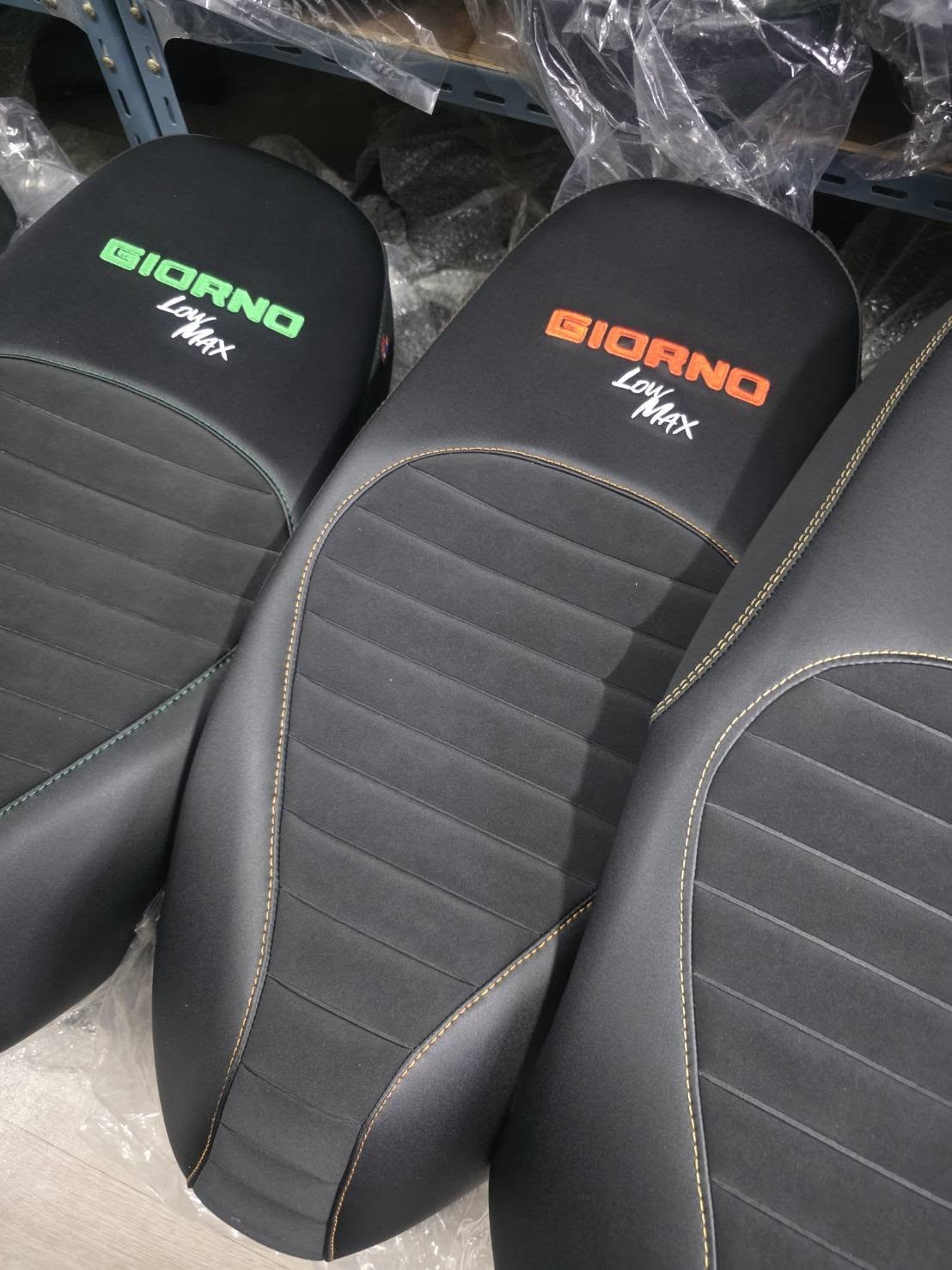 เบาะ Giorno+ ทรงเวสป้า โครงเทียม/โครงแท้ หน่อยวัดด่าน เทียมขาด 2500.- / แท้สับ 2000.- /แท้ขาด 3000.-