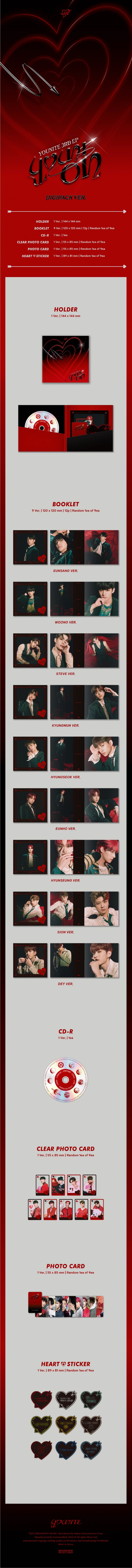 [PRE-ORDER] YOUNITE - 3rd EP Album "YOUNI-ON" (Digipack ver.)