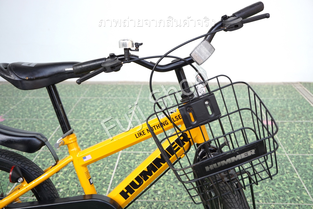 จักรยานเด็กญี่ปุ่น - ล้อ 16 นิ้ว - ไม่มีเกียร์ - Hummer - สีเหลือง[จักรยานมือสอง]