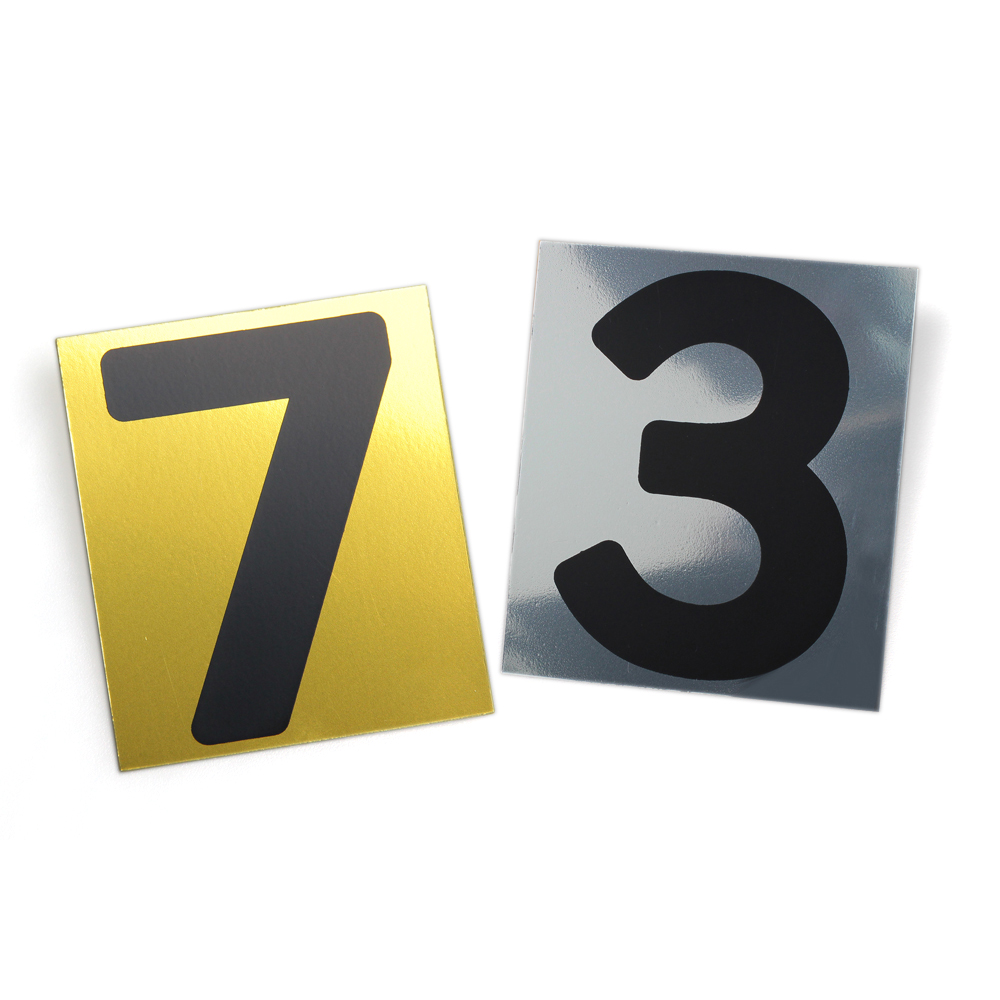 แผ่นตัวเลข 0-9 ขนาด 7x8.1 ซม.