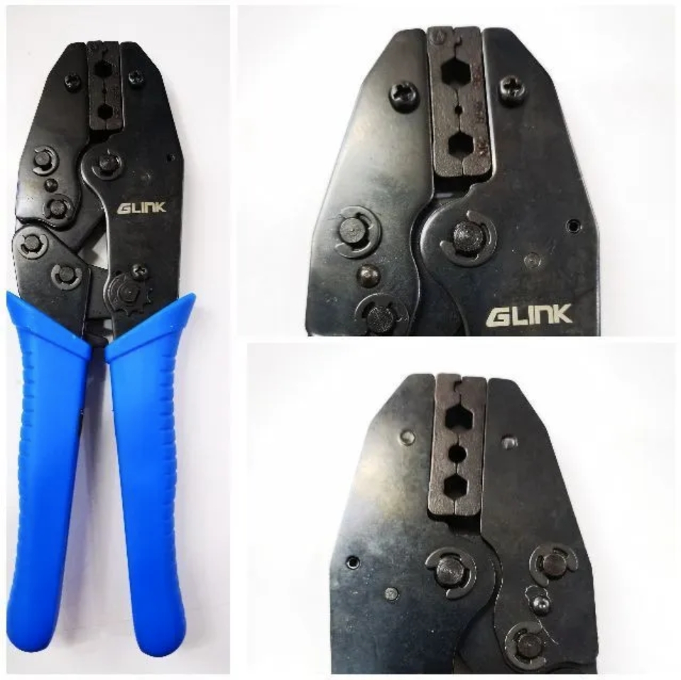 GLINK GLT-103 / GLT103 คีมย้ำหัว แบบบีบ BNC คีมเข้าหัวสาย RG6 RG59 RG62 คีมบีบแข็งแรงทนทาน กระชับมือ BY BILLIONAIRE SECURETECH GLT-103
