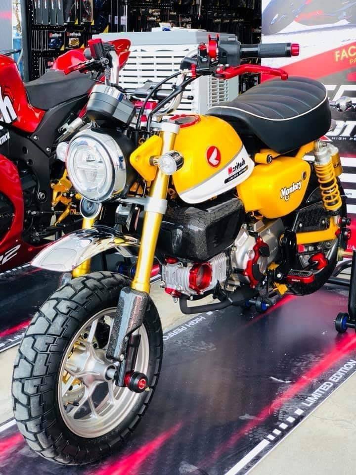 มือเบรค-มือครัช 3D ปรับ 6 ระดับ CNC MONKEY-125 Moritech ราคา2450