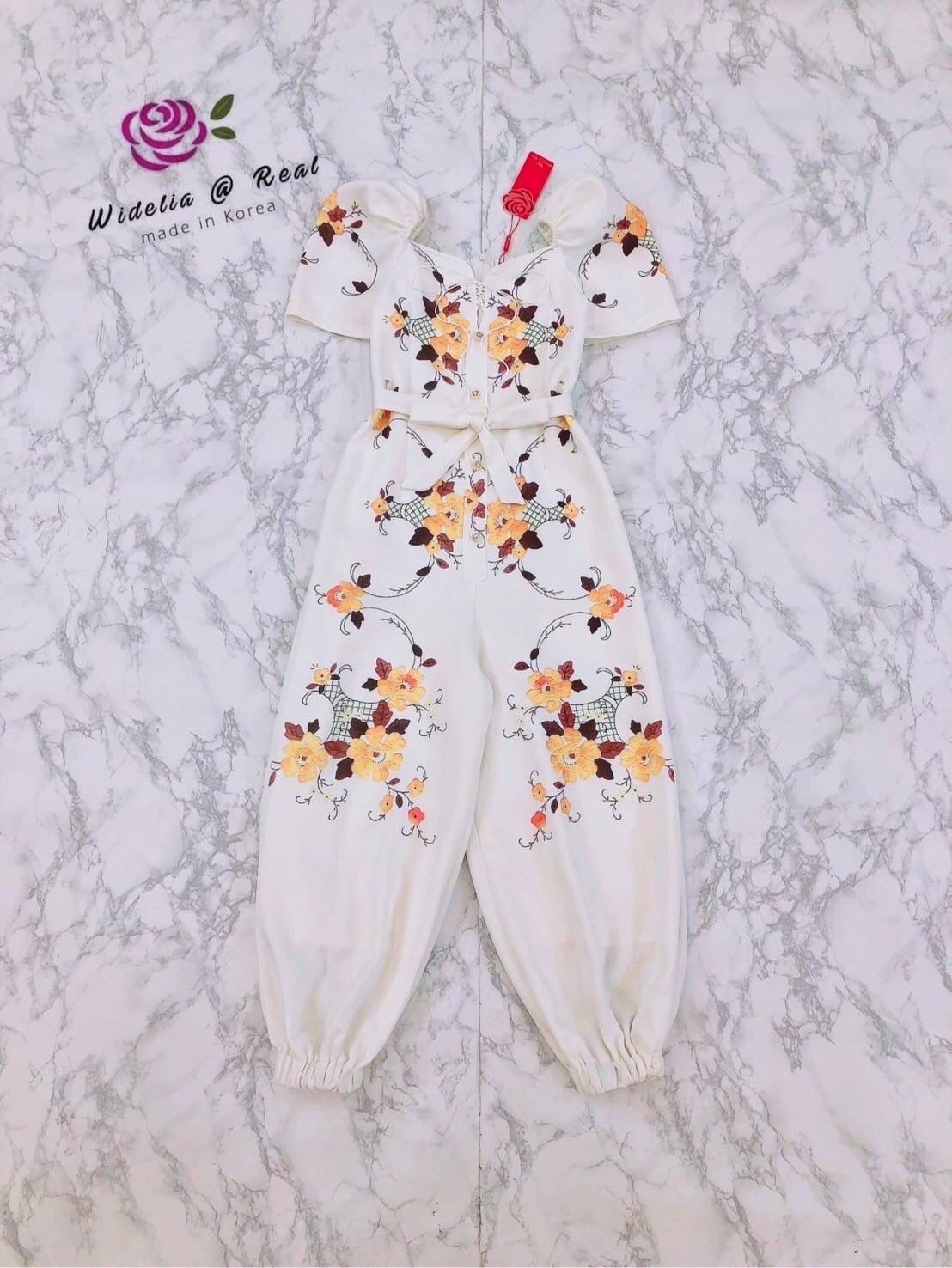 Vintage Jumpsuit :: จั้มสูทแขนพองตัวสวยทรงเก๋