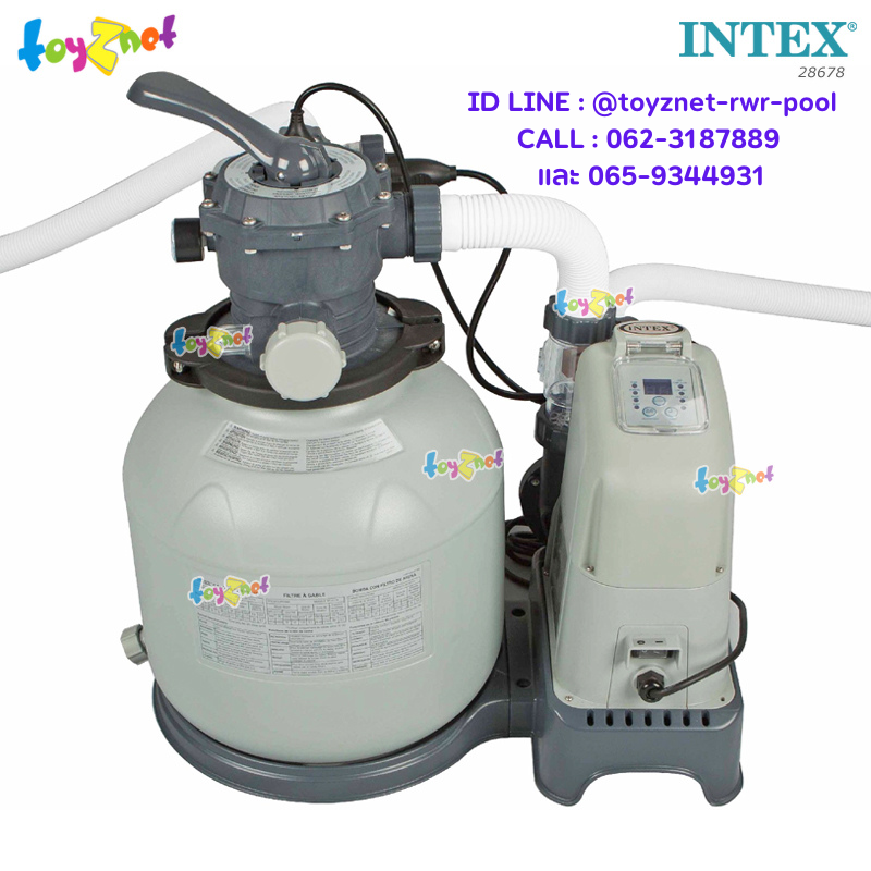 Intex Sand Filter Pump & Saltwater System (E.C.O.) 6,000 L/hr no.28676