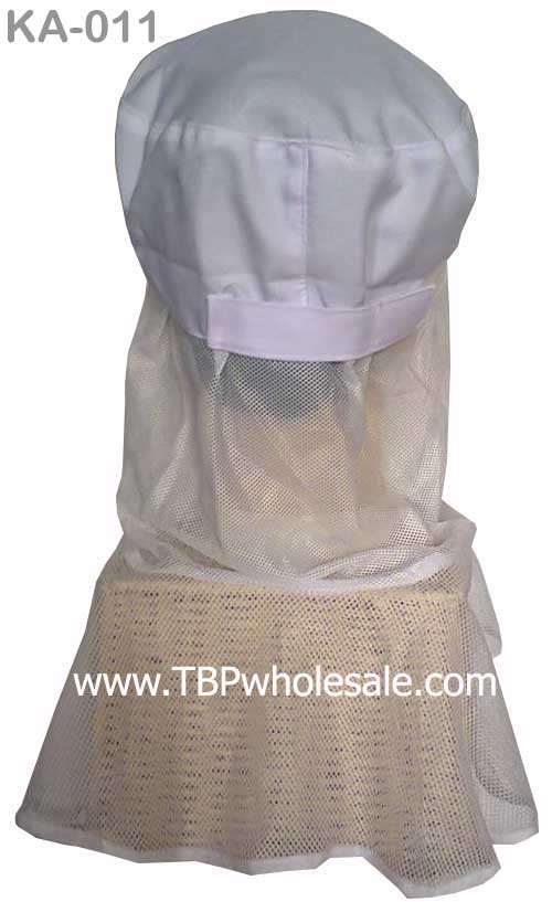 KA-011===ราคาส่ง 95 บาท ขั้นต่ำ 100 ใบ หมวกแก๊ปคลุมไหล่ ด้านบนเป็นผ้าโซล่อนอย่างดี มีตีนตุ๊กแกปรับศรีษะ และติดตีนตุ๊กแกตรงคาง ตาข่ายคลุมไหล่ สนใจติดต่อ 0810110084