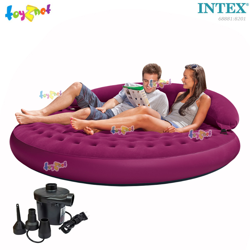 Intex Ultra Daybed Lounge 1.91x1.91x0.53 cm. no.68881 + Electric air pump