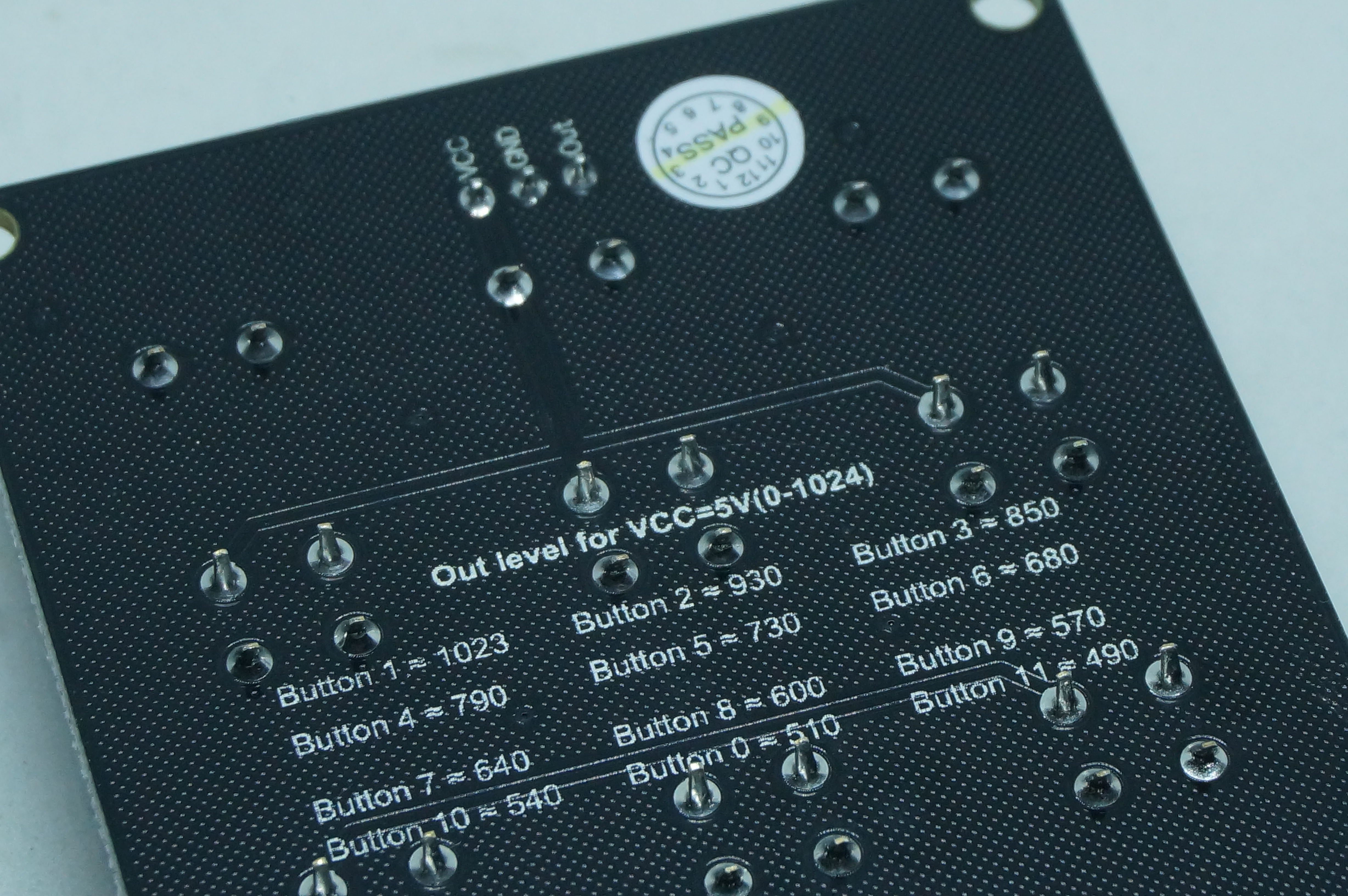 Analog out Keypad 3x4 module