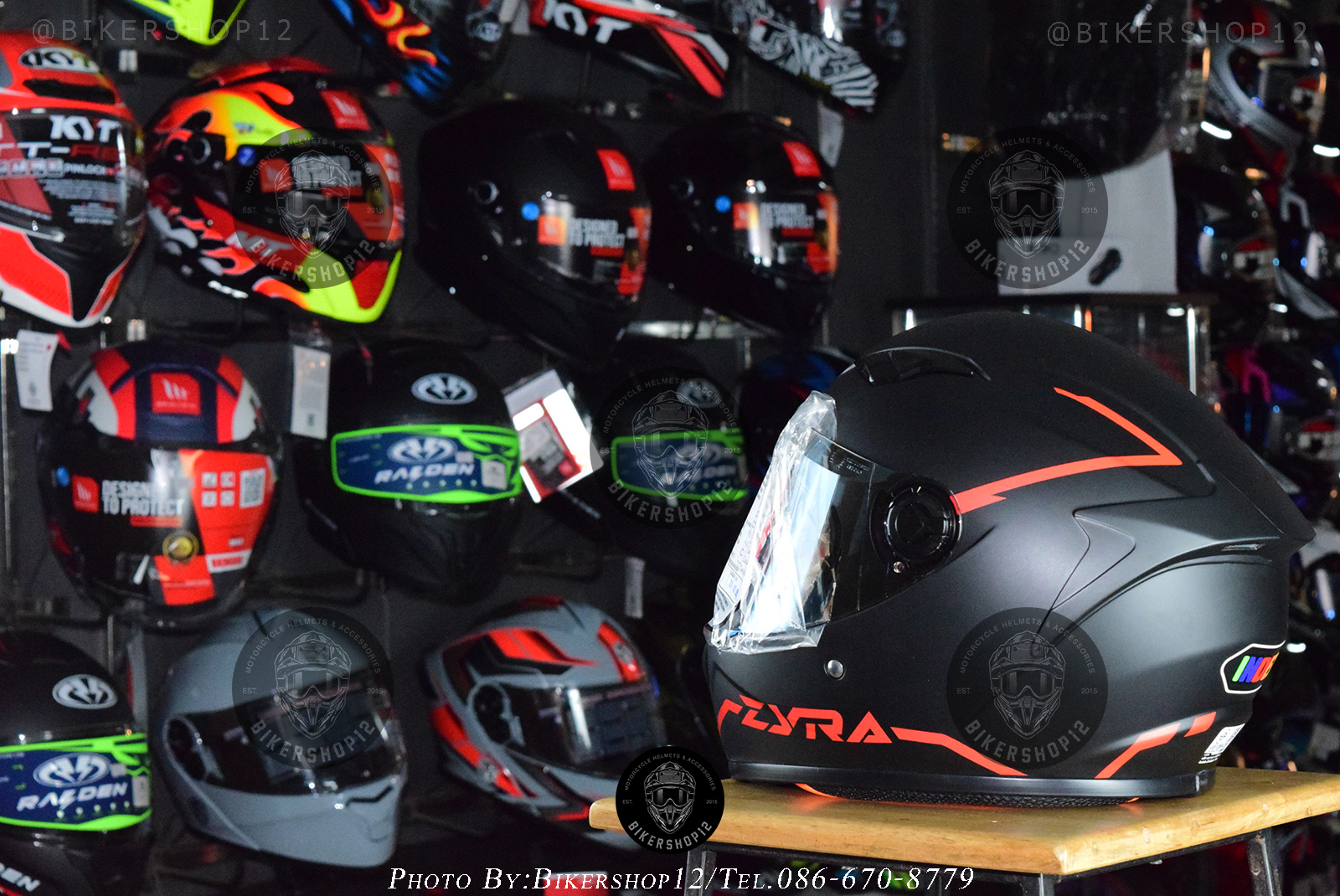 หมวกกันน็อคเต็มใบ INDEX ZYRA ลายใหม่ล่าสุด ขนาด S