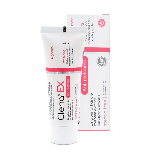 Clena EX Anti melasma คลีน่า เอ็กซ์ แอนตี้ เมลาสม่า (ผลิตภัณฑ์บำรุงผิวหน้า) ขนาด 15 กรัม (1 ชิ้น)