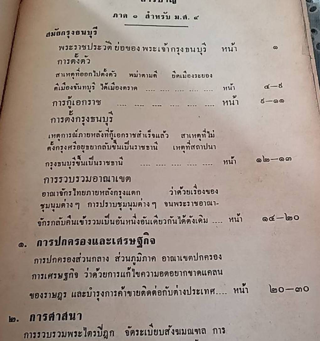 ประวัติศาสตร์ไทย ฉบับพัฒนาการ ม.ศ. 4 เล่ม 1 , ม.ศ. 5 เล่ม 2