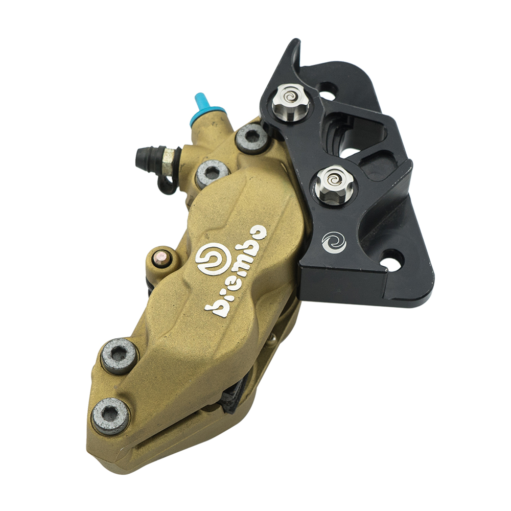 ชุดน็อตกันขโมย (สแตนเลส) ปั้มหน้าล่าง Brembo 4P REVOLUTION -X-MAX300- FORZA-350 ราคา 960 บาท/ชุด