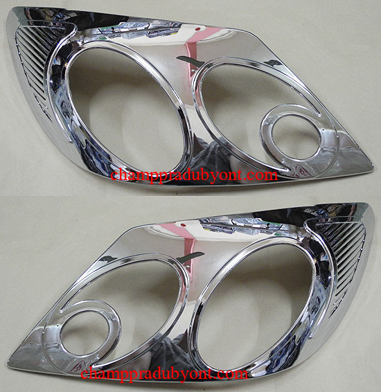 ครอบไฟหน้าโครเมี่ยม TOYOTA FORTUNER 05-08