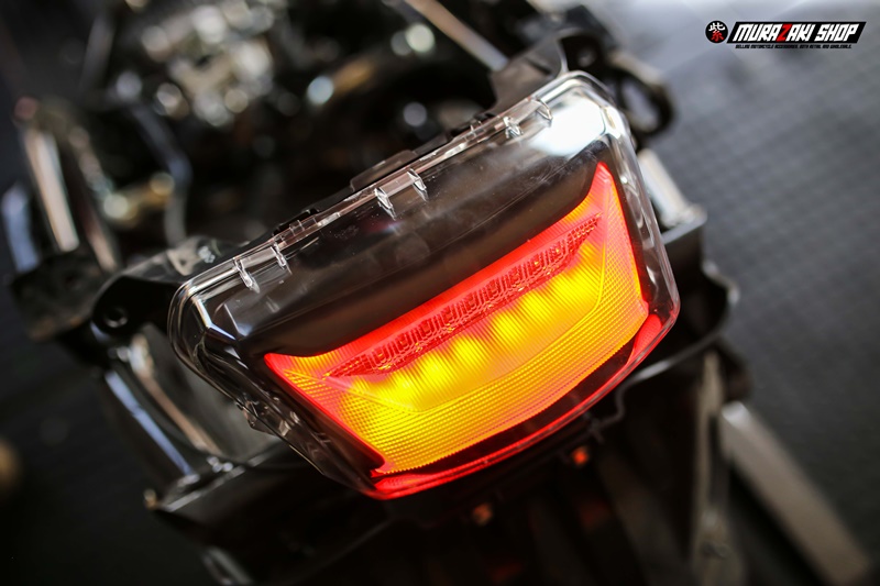 กรอบไฟท้ายGiorno สีใส-สโม๊ค-เหลือง-น้ำเงิน ราคา650