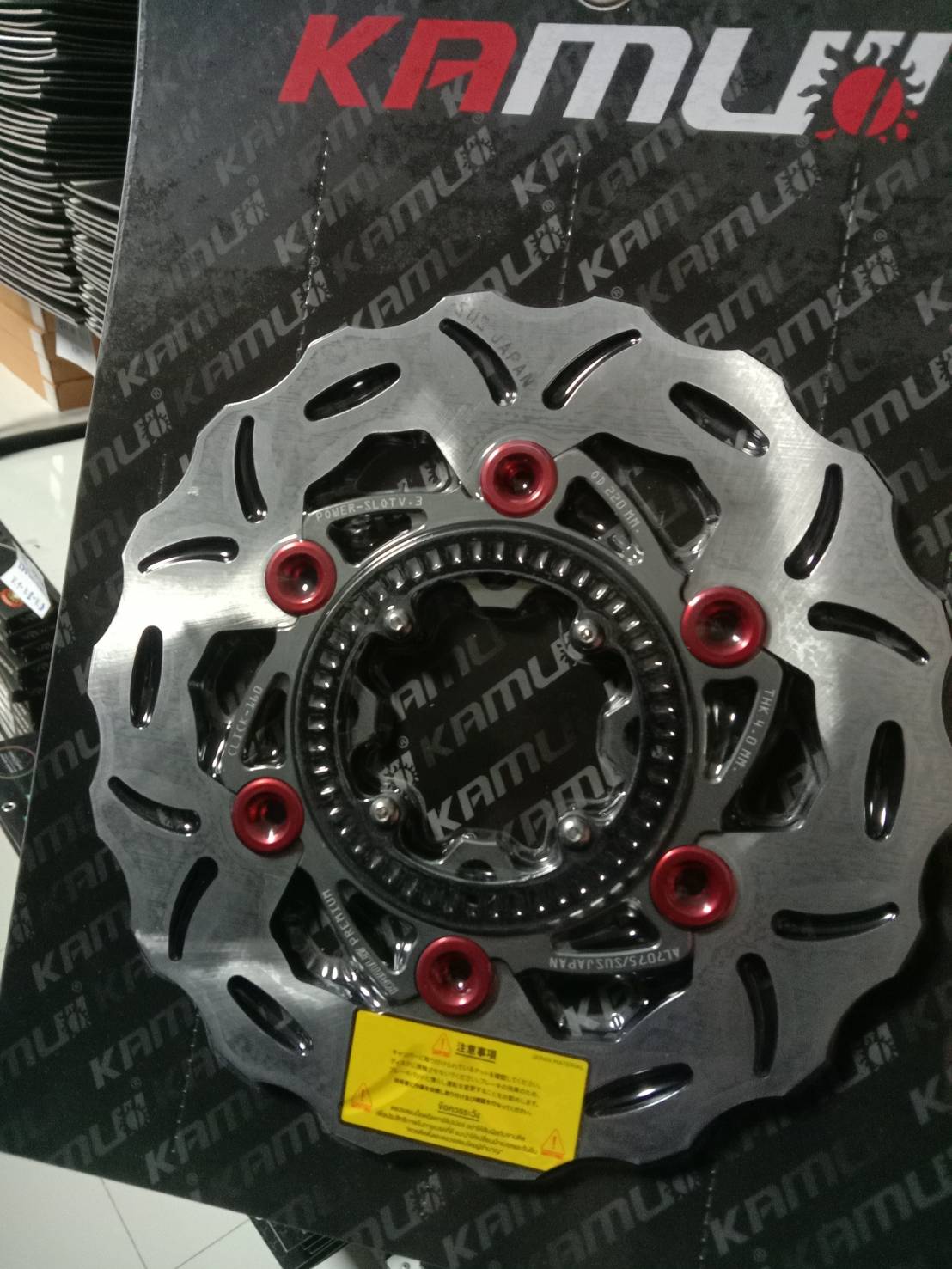 -จาน CLick160-Abs/220 มิลหยักv3-กลมv2 สำหลับใส่กับโช้คแต่ง Giorno รุ่นAbs ราคาขาย 3,300 บาท