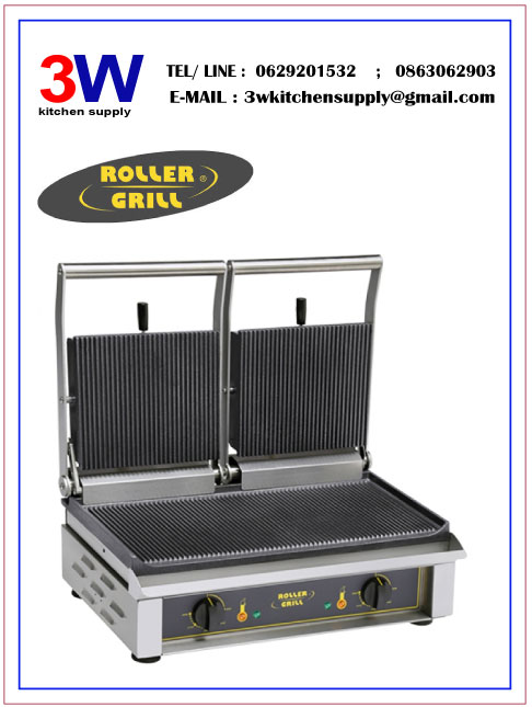 ROLLER GRILL-MAJESTIC R - Contact Grill เตาปิ้งย่าง ทับลาย ริ้วบน + ริ้วล่าง