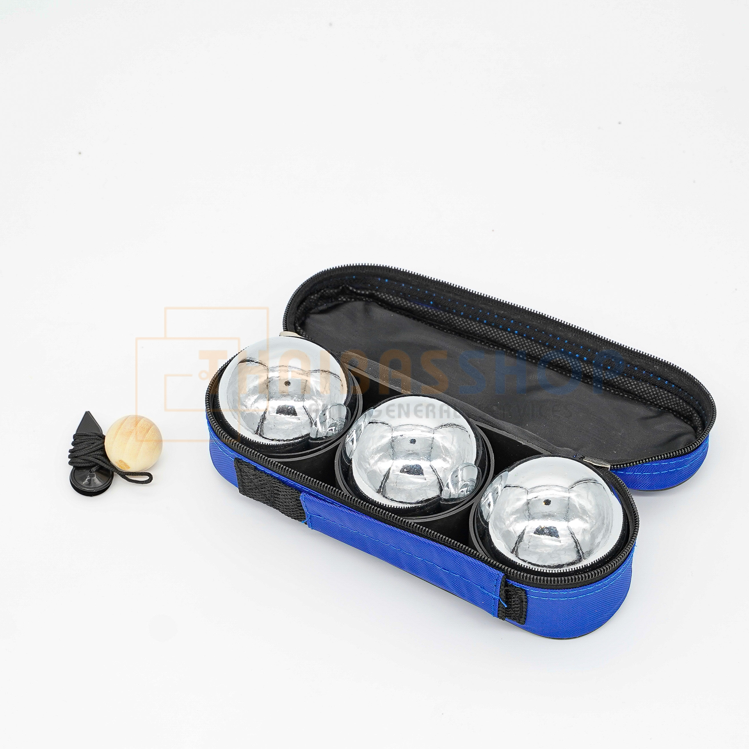 ลูกเปตอง เปตอง แข่งขัน ชุบโครเมียม Power Boule ชุด 3ลูก