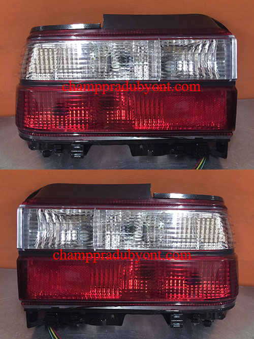 ไฟท้าย TOYOTA AE100-AE101 91-96 ขาวแดงเพชร ทรง USA