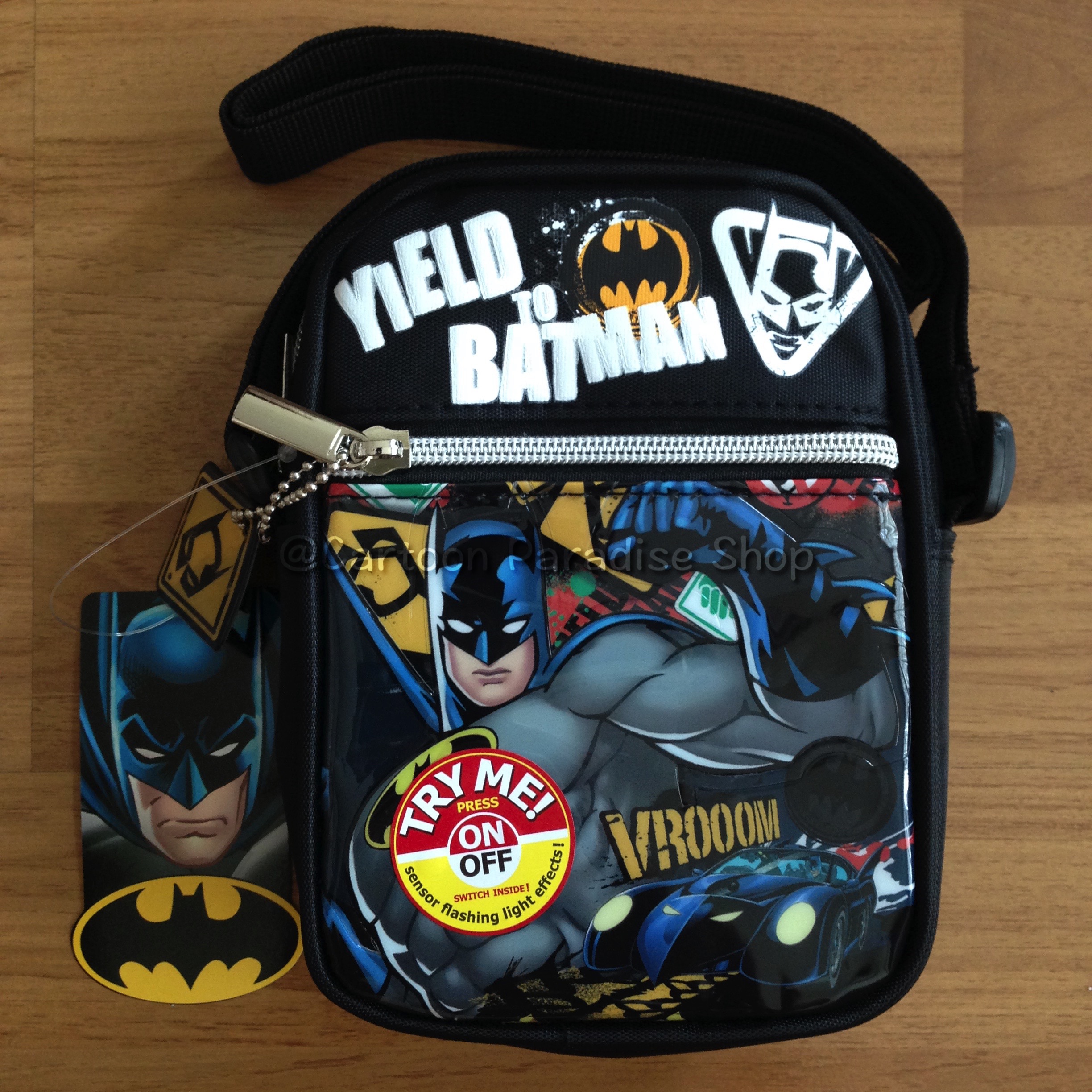 กระเป๋าสะพายข้าง กระเป๋าคล้องคอ แบทแมน Batman Shoulder Bag Sling Bag