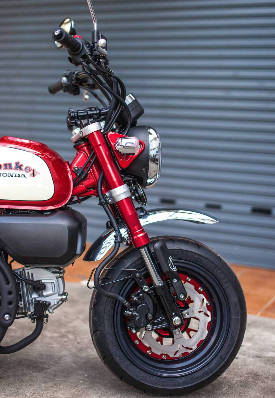 โช๊คหน้าแท้ พร้อมสปริงแบบโหลดหน้าเตี้ย3นิ้ว Power Fender MONKEY 125 ชุดละ11500