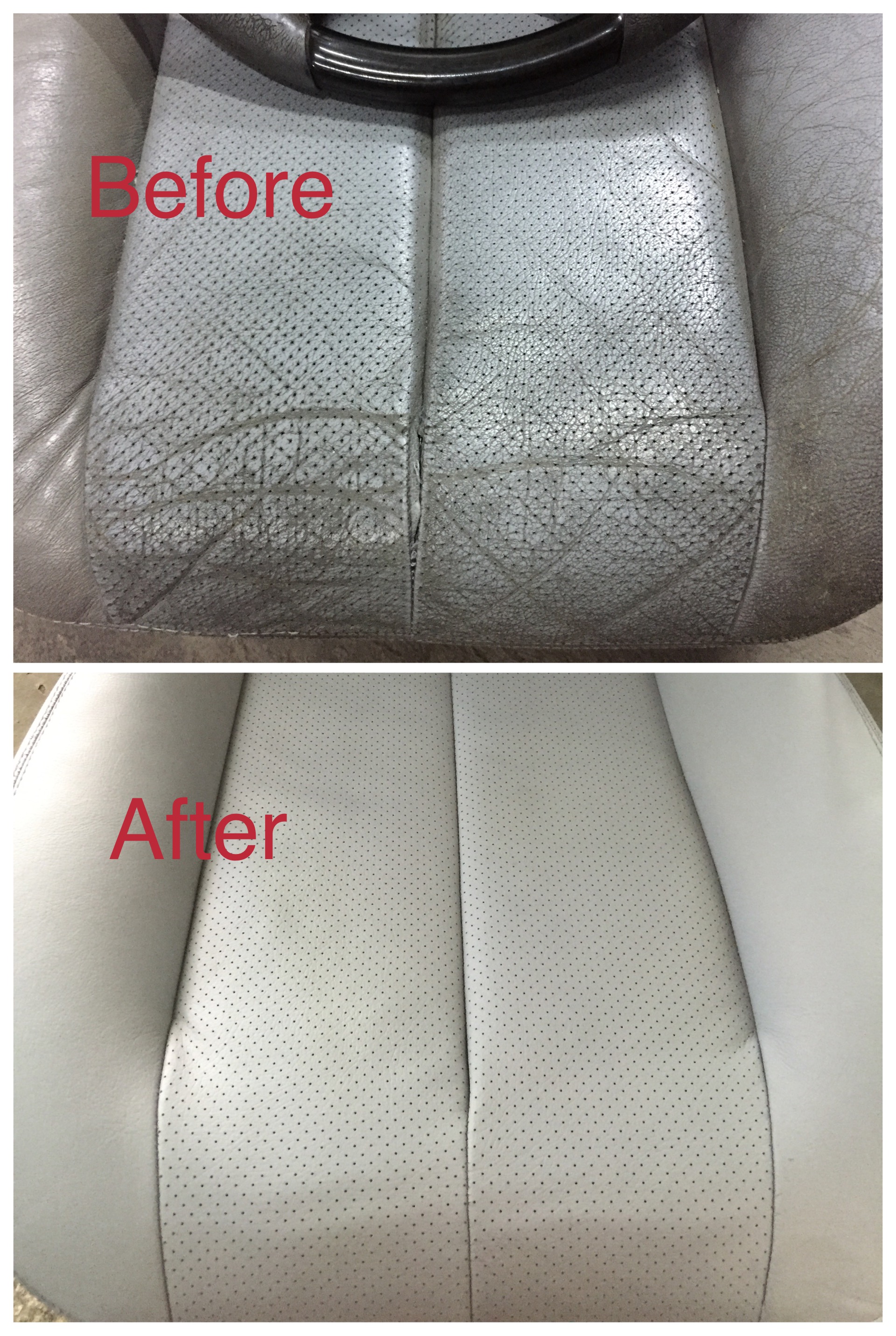 สีสเปรย์พ่นเบาะหนัง คอนโซล พวงมาลัย