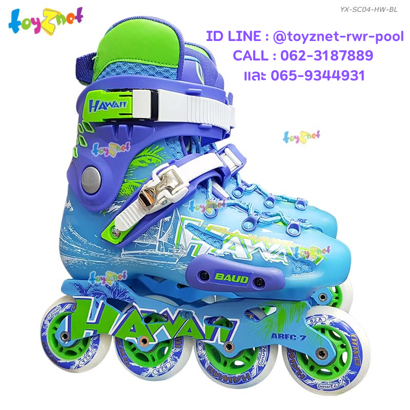 Inline Skates Hawaii Blue-Violet Sized 38 no.YX-SC04-HW-BL(38)