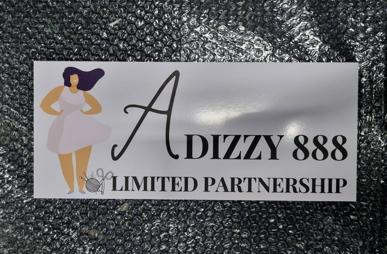 งานป้ายอะคริลิค ติดสติ๊กเกอร์