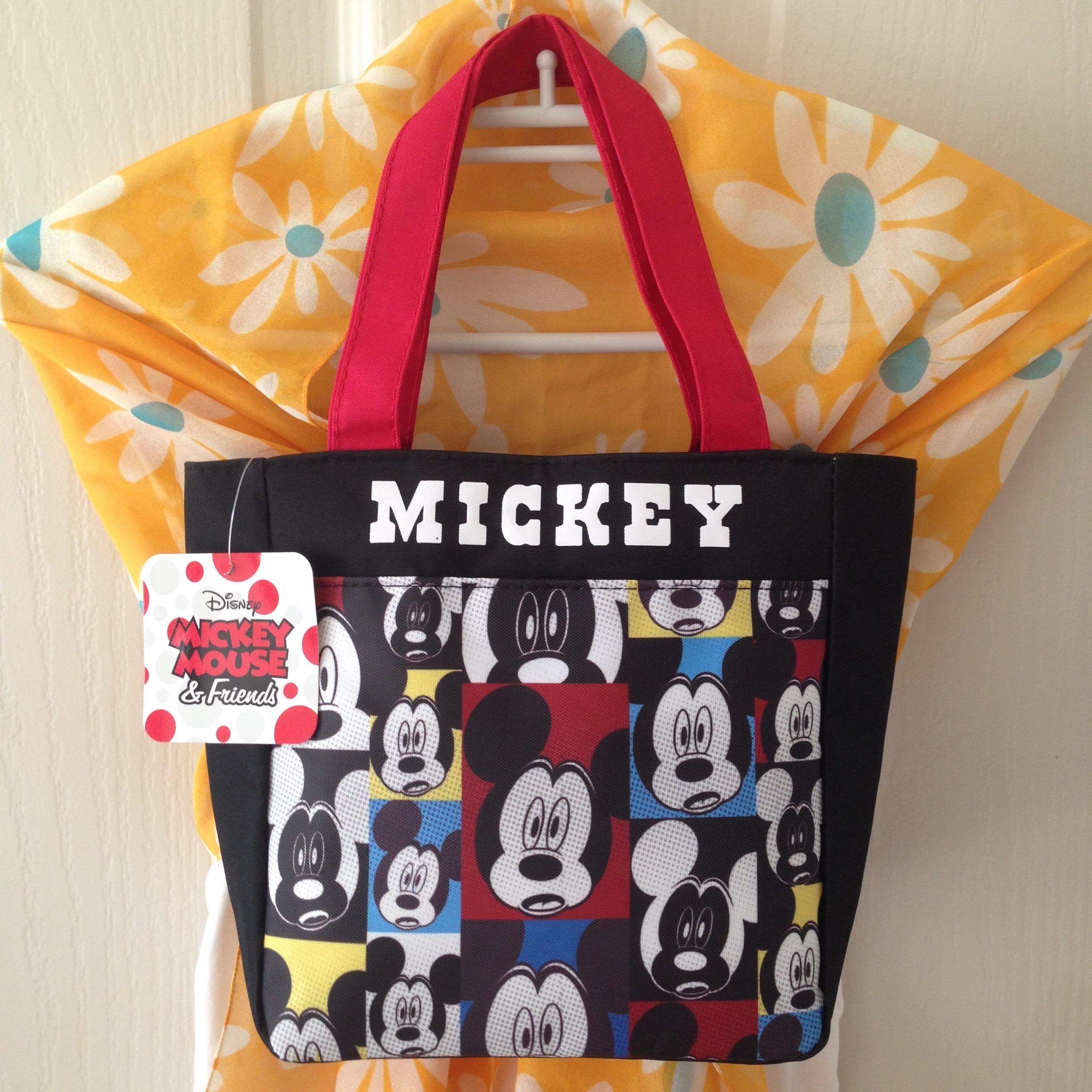 กระเป๋าถือ กระเป๋าสะพาย มิกกี้เมาส์ Mickey Mouse Shoulder Handbag Shopper Tote Beach Bag Diaper Bag Purse