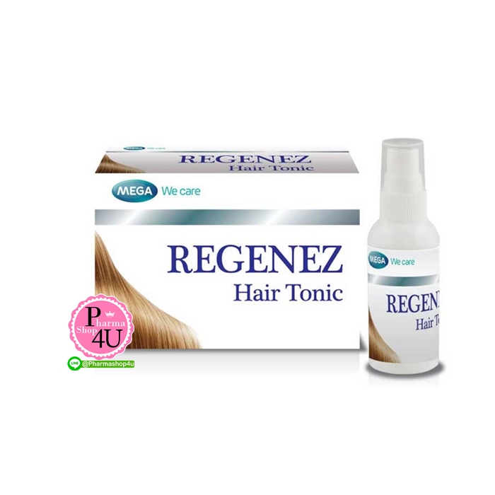 MEGA We Care REGENEZ HAIR TONIC 30ML. (สเปรย์สำหรับดูแลเส้นผมและหนังศรีษะ)