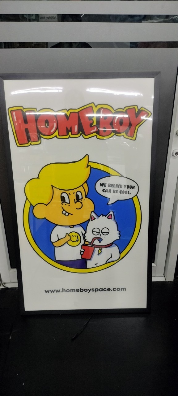 ป้ายกล่องไฟสลิม กล่องไฟหน้าแบล็คลิสฟิล์ม