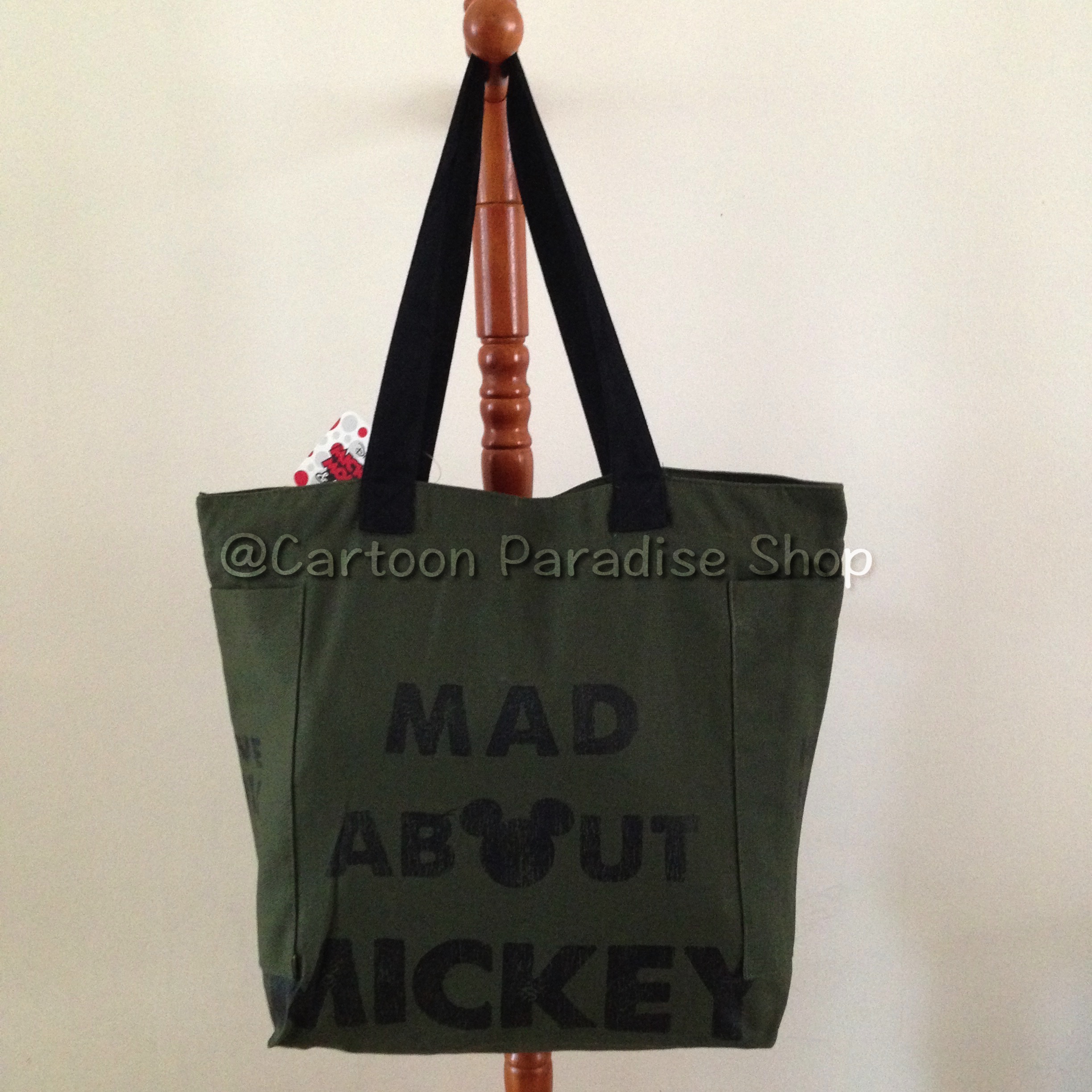 กระเป๋าถือ/กระเป๋าสะพายใบใหญ่ มิกกี้ เมาส์ Mickey Mouse Shoulder Handbag Shopper Tote Beach Bag Diaper Bag Purse LARGE
