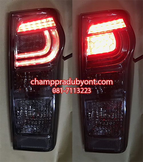 ไฟท้าย ISUZU ALL NEW D-MAX 2011-2018 1.9 BLUE POWER แดง LED