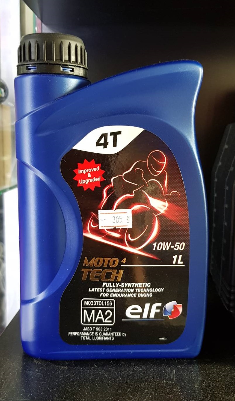 elf Moto 4Tech 10W50 ปริมาณ 1 ลิตร